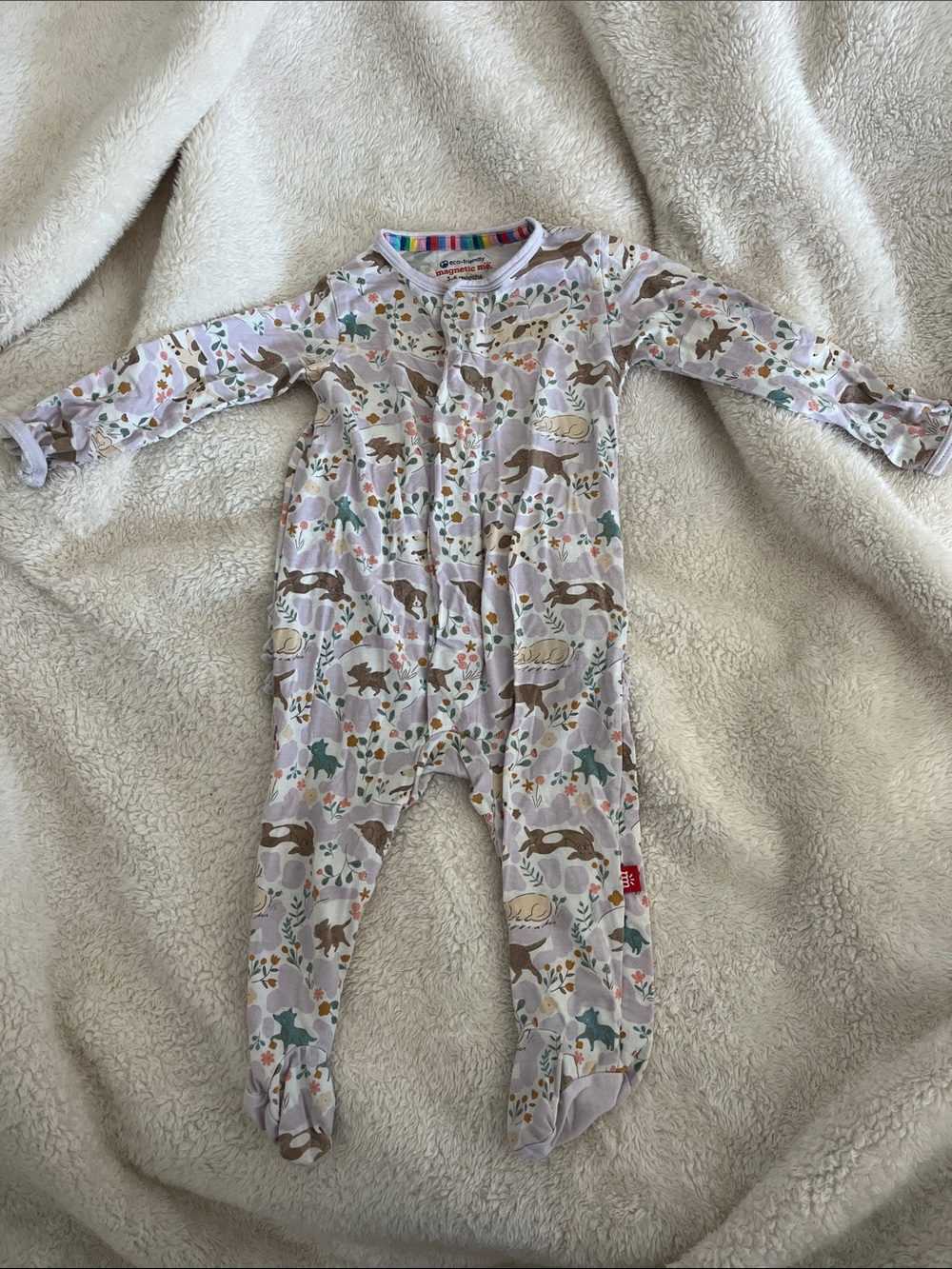 Magnetic me pajamas dog pattern